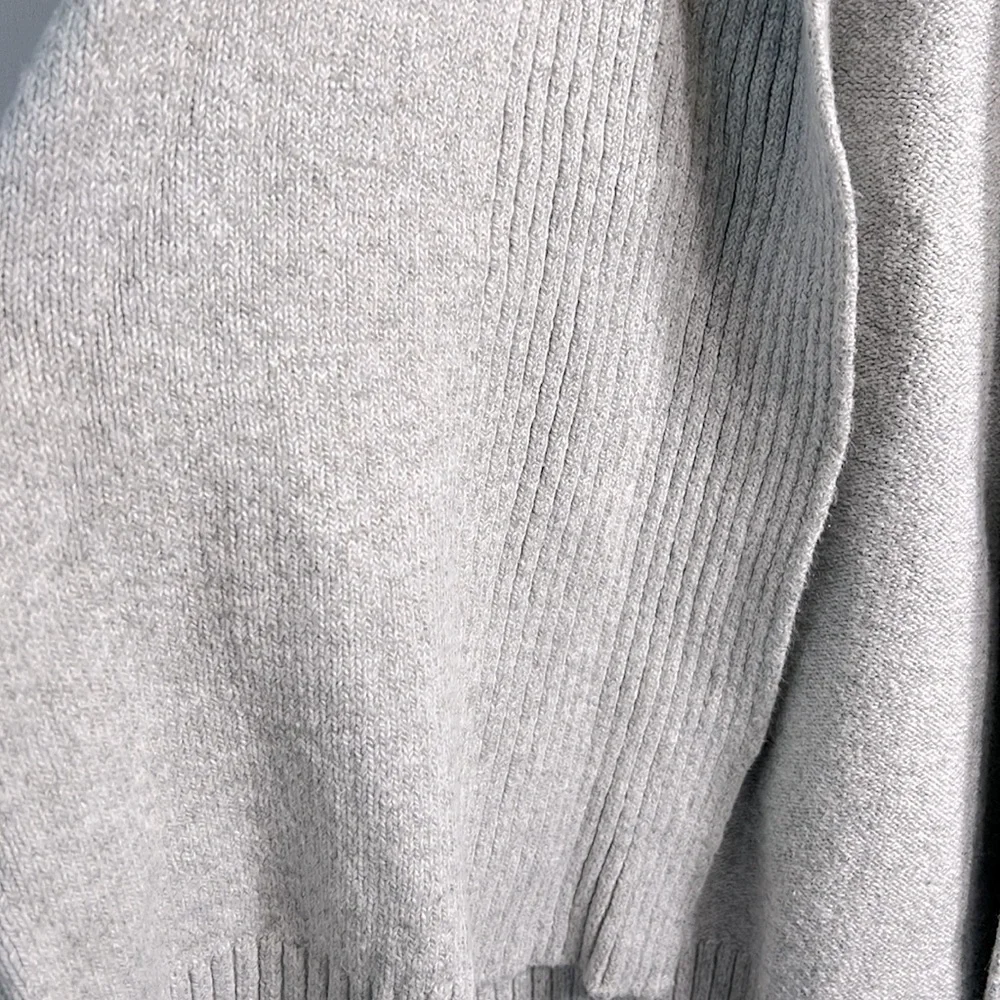 J Jill Grey Cardigan Sweater size S - Picture 7 of 8